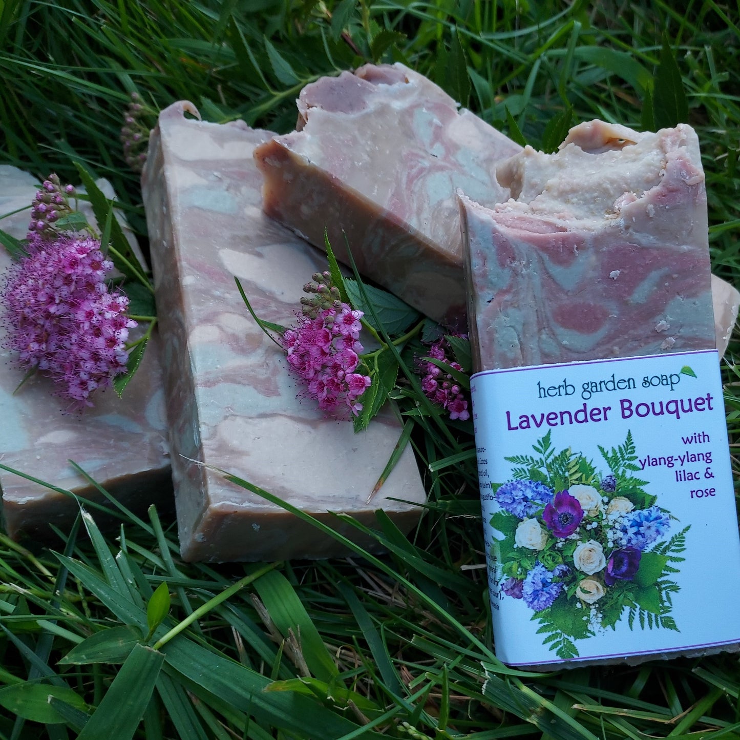 Lavender Bouquet Handmade Natural Soap
