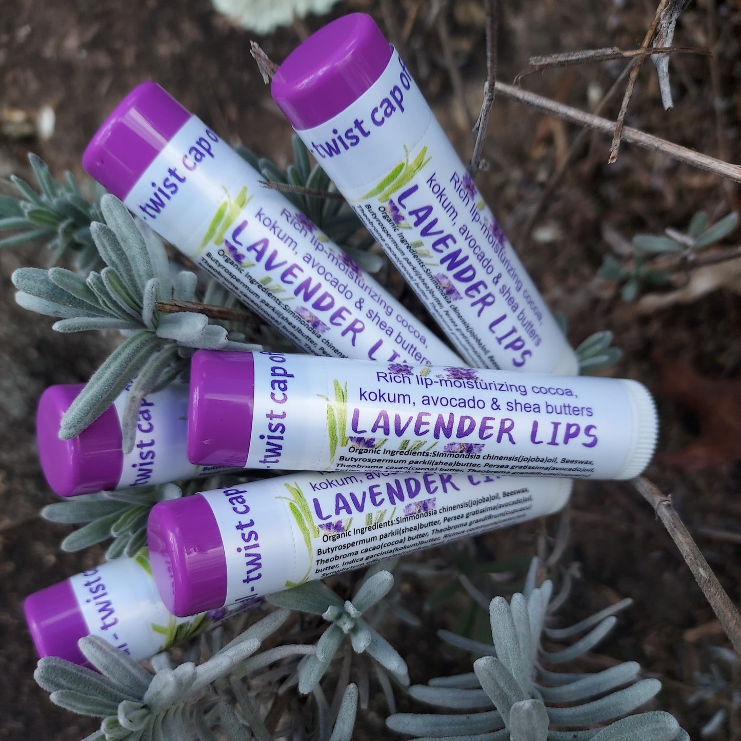 Lavender Lips Organic Lip Butter