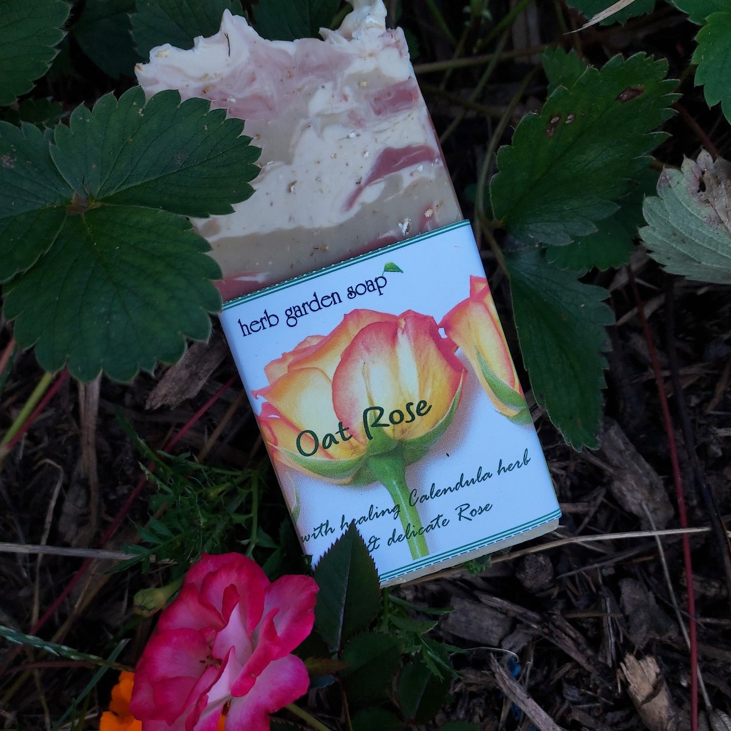 Oat Calendula Rose Natural Soap