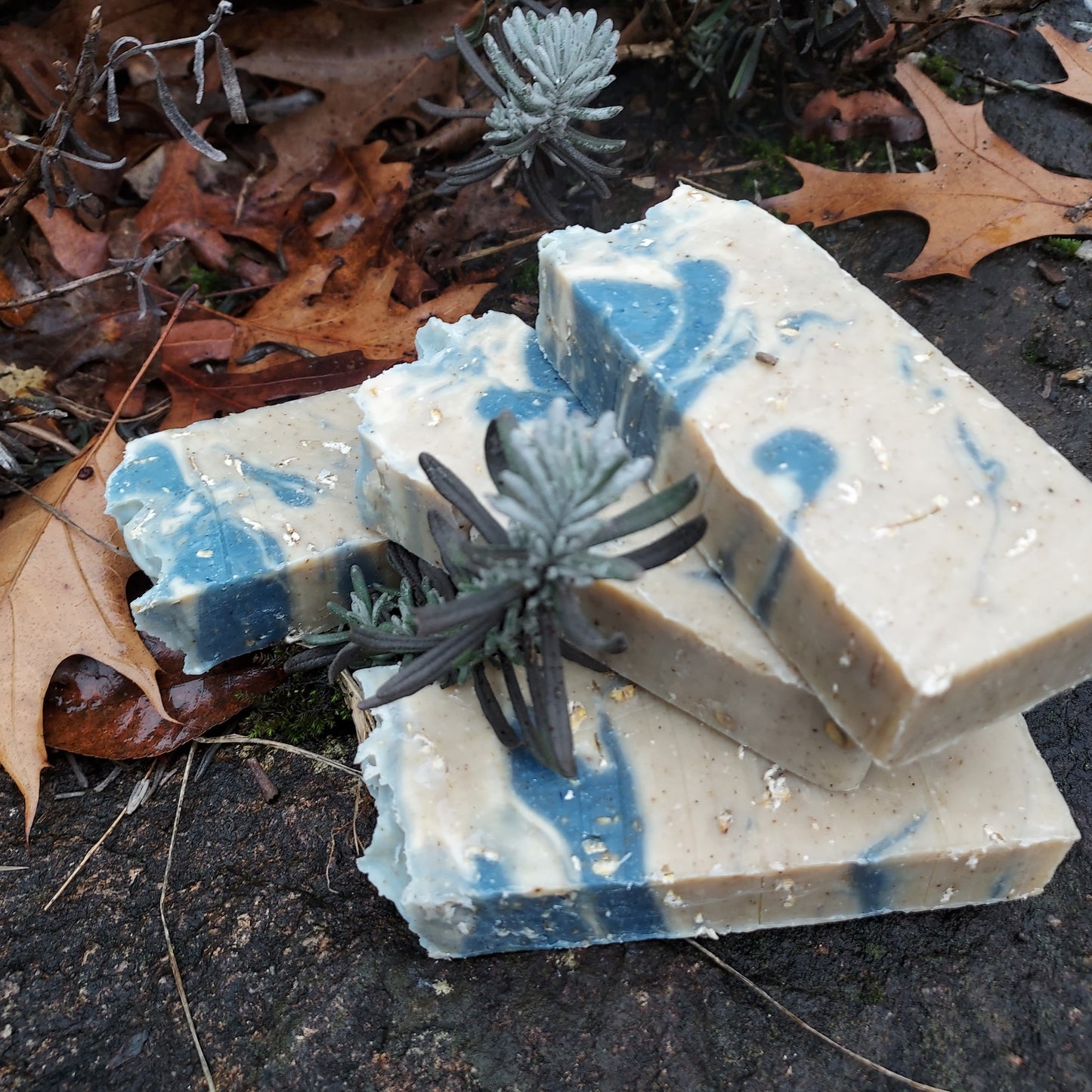 Oat Comfrey Lavender Natural Handmade Soap