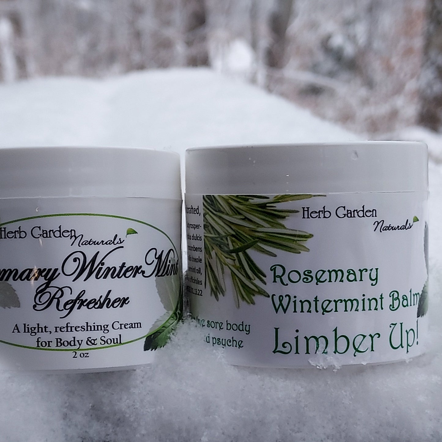 Rosemary WinterMint Refresher Organic Body Cream