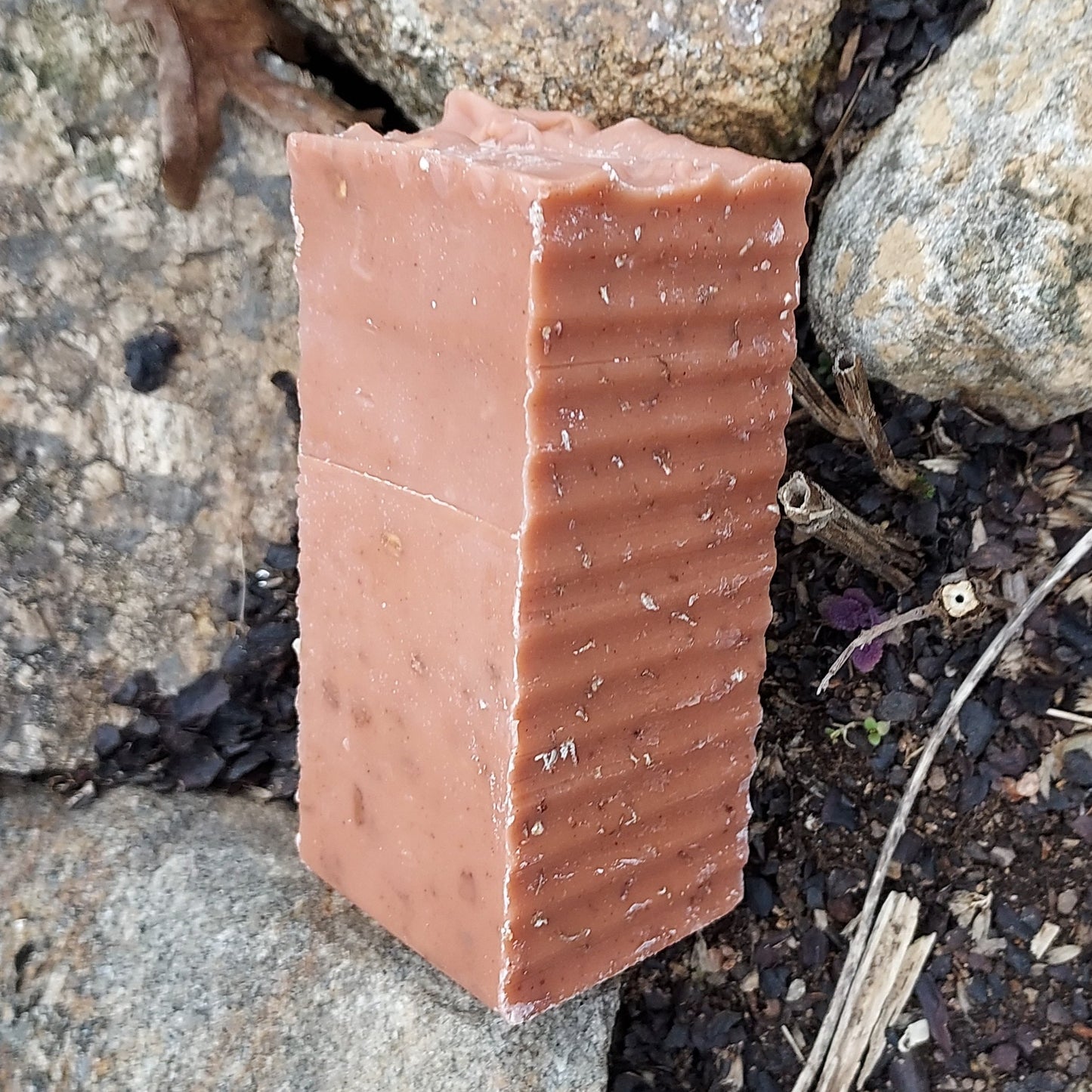 oat sweet fennel red clay soap