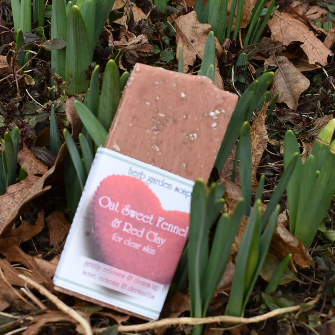 Oat Sweet Fennel & Red Clay Natural Handmade Soap